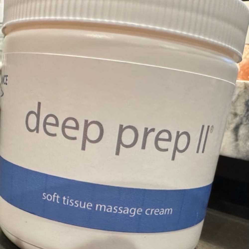 Soft tissue massage cream, deep prep II